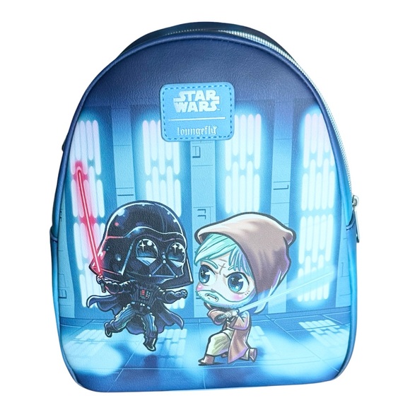 Loungefly Star Wars Disney Obi-Wan v Darth Vader Chibi Mini Backpack main image 8